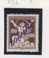 Tsjechoslovakije Michel-cat. Porto 47A * - Timbres-taxe