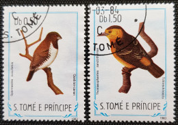 Sao Tome Et Principe 1983 Birds   Stampworld N° 899 Et 901 - São Tomé Und Príncipe