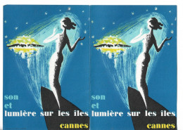 Cannes Prospectus Son Et Lumiere Sur Les Iles Imprimerie Devaye Cannes N0169 - Andere & Zonder Classificatie