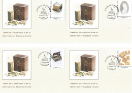 France FDC Lot De 4 CP Musée De La Résistance Citadelle Besançon 25 Doubs - 2020-…