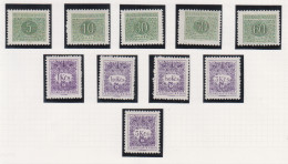 Tsjechoslovakije Michel-cat. Porto 79B/91B ** - Timbres-taxe