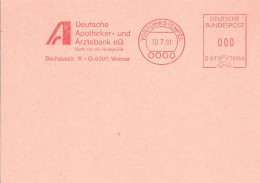 EMA ALLEMAGNE SPECIMEN Weimar PHARMACIE APOTHEKE PHARMACY PHARMACIST PHARMACIEN FARMACIA FARMACÉUTICO BANQUE - Apotheek