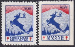 Canada 1938  Christmas Seal Set MNH** - Local, Strike, Seals & Cinderellas