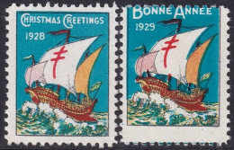 Canada 1928  Christmas Seal Set MNH** - Werbemarken (Vignetten)