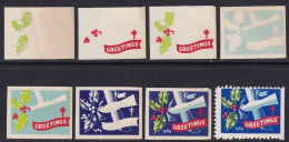 Canada 1949  Christmas Seal Progressive Colour Proof Set MNH** - Viñetas Locales Y Privadas