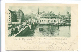 V3584/ Hilsen Fra Köbenhavn Kopenhagen  AK 1901 - Dänemark