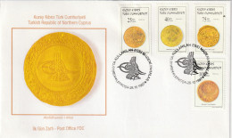 Turks Cyprus 1997, FDC Unused, Coins - Briefe U. Dokumente