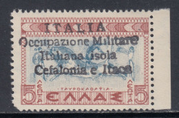 ITALY - CEFALONIA E ITACA - N.43 - Cv 1800 Euro Firmato DIENA - GOMMA INTEGRA - MNH** - Cefalonia & Itaca