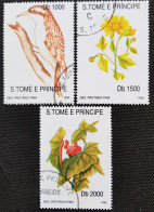 Sao Tome Et Principe 1992 Fauna And Flora Stampworld N° 1368 à 1370 - São Tomé Und Príncipe