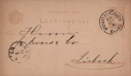 Ganzsache (Postkarte), 1889. Paul Seligmann, Delicatessen Ex- Und Import, Budapest. - Postal Stationery