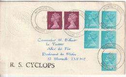 Grande-Bretagne - LETTRE Par R.S. CYCLOPS De Weymouth  Pour Marseille - Lettres & Documents