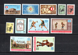 Turquía  1966-67  .-   Y&T  Nº   1807/1809-1810/1812-1813-1814/1817   ** - Unused Stamps