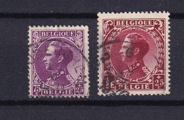 [3281] Zegels 391 + 393 Gestempeld - 1934-1935 Leopold III