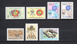 Turquía  1967  .-   Y&T  Nº   1827/1828-1829/1830-1831/1832-1833   ** - Neufs