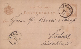 Ganzsache (Postkarte), 1891. Rudolf Löwy, Centralexporthaus, Werschetz, Südungarn. (Versec, Vršac). - Postal Stationery