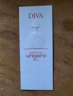 Carte Ungaro Diva - Modernes (à Partir De 1961)