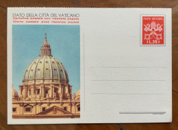 STATO DELLA CITTA' DEL VATICANO  - C.P. 35+35 L. - NUOVO PERFETTO - Interi Postali