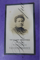 VAN HOORENBEECK Sophie Echt C.MEERT Buggenhout 1873-Lebbeke 1922 - Todesanzeige