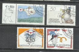 8525D-SERIE COMPLETA LIECHTENSTEIN 1992 Nº 982/985 - Used Stamps
