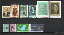 Turquía  1968-69  .-   Y&T  Nº   1880-1881/1885-1886/1887-1888/1889   ** - Unused Stamps