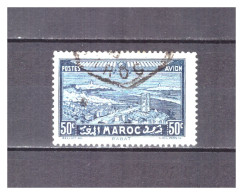 MAROC  PA  N ° 34.      50  C   OBLITERE    .  SUPERBE . - Poste Aérienne