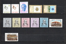 Turquía  1970  .-   Y&T  Nº   1936/1937-1938-1939/1940-1941/1945-1946/1947   ** - Unused Stamps