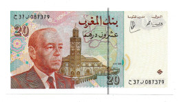 (Billets). Maroc. Morocco. 20 Dirhams 1416 1996 (2). N°37 087379. P 67?. Sign. UNC - Morocco