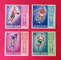 1968 Maladives - Serie MNH - Estate 1968: Messico