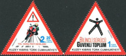 CHYPRE TURC 2015 - Prévention Pour La Circulation Routière - 2 V. - Accidents & Road Safety
