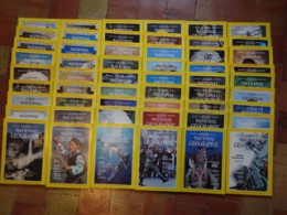 Lot De 54 N° Du Magazine National Geographic, Magazine En Anglais, Années 1978 à 1984, PRIX INCROYABLE : 1 EURO LE LOT ! - Sonstige & Ohne Zuordnung