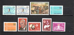 Turquía  1971  .-   Y&T  Nº   1978/1979-1980-1981/1982-1987-1988/2000   ** - Unused Stamps