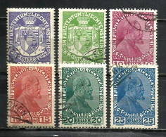 8527Ñ-SERIE COMPLETA LIECHTENSTEIN 1917 Nº 4/9  REALEZA SELLOS CLASICOS - Used Stamps