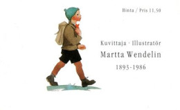FINLANDE 1993 - Martha Wendelon - Illustratrice - Carnet - Nuevos