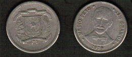 DOMINICAN REPUBLIC    1/2 PESO 1979 (KM # 52) #7758 - Dominicana