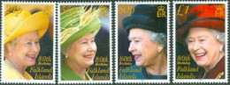 FALKLAND 2006 - 80ème Anniversaire De La Reine Elisabeth II - 4 V. - Falklandeilanden