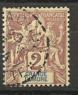 GRANDE COMORE N° 2 CACHET DZAOUZI / Used - Used Stamps