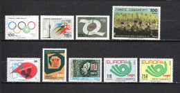 Turquía  1972  .-   Y&T  Nº   2035/2037-2038-2039-2048-2049-2050/2051   ** - Unused Stamps