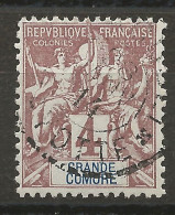 GRANDE COMORE N° 3 CACHET MAYOTTE / Used - Used Stamps