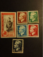 YT 338, 345 à 348, 367 - Used Stamps