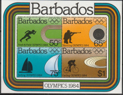 Barbados 1984, Postfris MNH, Olympic Games - Barbados (1966-...)