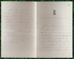 1878 - L.A.S. E. Launay, Adressée à Une Baronne ... à Découvrir - Personajes Historicos