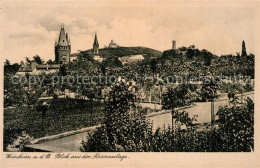 73557892 Weinheim Bergstrasse Blick Aus Der Rosenanlage Weinheim Bergstrasse - Weinheim