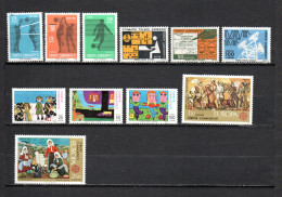 Turquía  1974-75  .-   Y&T  Nº   2113/2115-2117/2119-2120/2122-2123/2124   ** - Unused Stamps