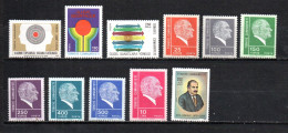 Turquía  1975-76  .-   Y&T  Nº   2143/2145-2146/2152-2153   ** - Unused Stamps