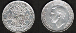 GREAT BRITAIN    1/2 CROWN SILVER 1942 (KM # 856) #7764 - K. 1/2 Crown