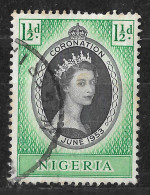 1953 NIGERIA USED STAMP (Michel # 70) - Nigeria (...-1960)