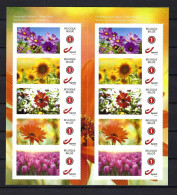 België Duostamp Bloemenpracht MNH ** POSTFRIS ZONDER SCHARNIER SUPERBE - Ungebraucht