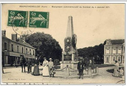 27 BOURGTHEROULDE - Monument Du 4 Janvier 1871 (très Belle Animation) - Paiement Par MANGOPAY Uniquement - Bourgtheroulde