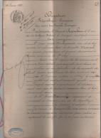 Obligation 1898 Familles Déchenaud Marcel Descombes Négociant Notaire Ranchin Bourgoin - Unclassified