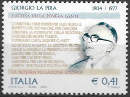 2004 Italien  Mi. 2945**MNH   100. Geburtstag Von Giorgio La Pira. - 2001-10: Nieuw/plakker